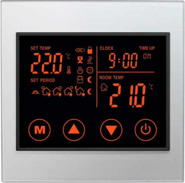 Boutique Underfloor Heating Electric Touch Thermostat V2 16A - HV2000L8 White